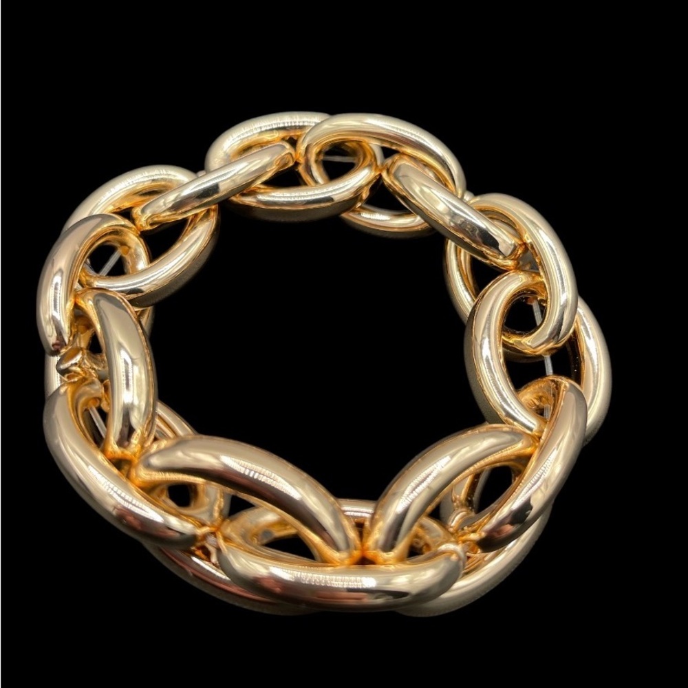 Melissa Gorga Gold Tone
Classic Chain Stretch
Bracelet